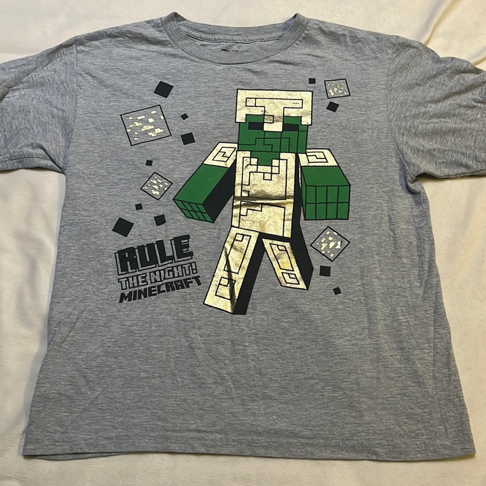 Minecraft t shirt.
